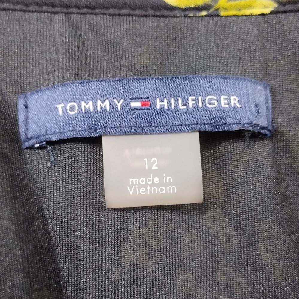 Tommy Hilfiger Floral Dress Women's 12 Multicolor Artsy Cottagecore Peasant - Picture 8 of 10